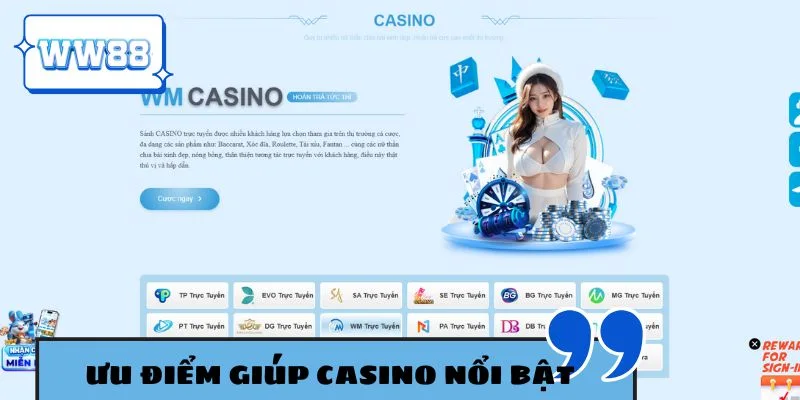 Nguyên nhân giúp casino được nhiều khách hàng yêu thích